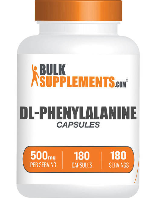 BULKSUPPLEMENTS.COM DLPA Capsules - DL-Phenylalanine 500mg - DLPA Supplements - Phenylalanine Supplement - Amino Acids Supplement - 1 Capsule per Serving - 180-Day Supply (180 Capsules) BULKSUPPLEMENTS.COM DLPA Capsules - DL-Phenylalanine 500mg - DLPA Supplements - Phenylalanine Supplement - Amino Acids Supplement - 1 Capsule per Serving - 180-Day Supply (180 Capsules)