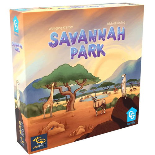 Capstone Games: Savannah Park, Strategy Board Game, Simple Gameplay, Highly Interactive Strategies, 1 to 4 Players, 20 to 40 Minute Play Time, Ages 8 and Up Capstone Games: Savannah Park, Strategy Board Game, Simple Gameplay, Highly Interactive Strategies, 1 to 4 Players, 20 to 40 Minute Play Time, Ages 8 and Up