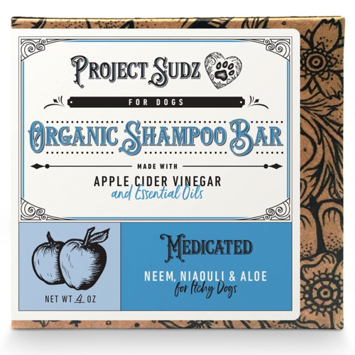 Project Sudz Medicated Organic Dog Shampoo for HotSpots | Bar Shampoo for Dogs | All Natural Dry Coat Dog Shampoo for Allergies and HotSpots (2)