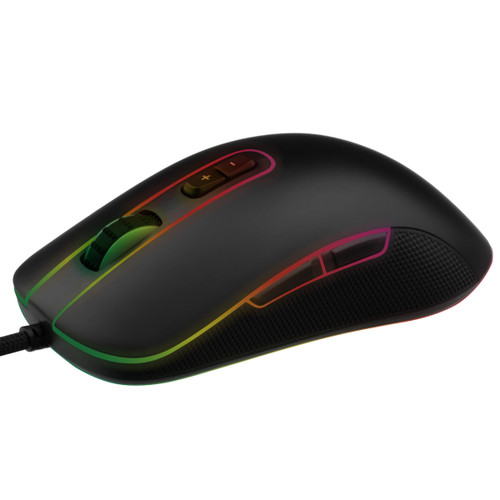Nixeus Revel-X Gaming Mouse with Pixart PMW 3370 Gaming Grade Flawless 19000 DPI Sensor (Matte Black), (REV-BK21X)