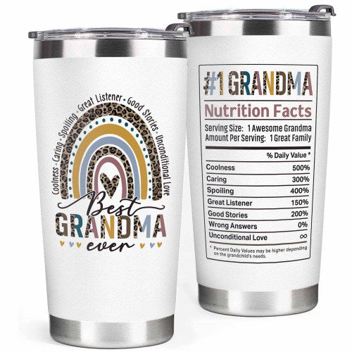 LIZAVY Mothers Day Gifts for Grandma from Granddaughter, Grandson - Grandma Gifts from Grandchildren - Grandma Birthday Gifts, Grandma Gift Ideas, Great Grandma Gifts, Best Grandma Gifts Tumbler 20Oz LIZAVY Mothers Day Gifts for Grandma from Granddaughter, Grandson - Grandma Gifts from Grandchildren - Grandma Birthday Gifts, Grandma Gift Ideas, Great Grandma Gifts, Best Grandma Gifts Tumbler 20Oz