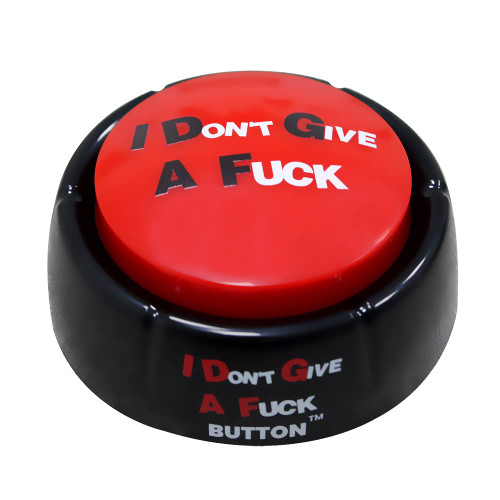 Talkie Toys Products I Don't Give a Fuck Button - Features 8 Funny IDGAF Phrases