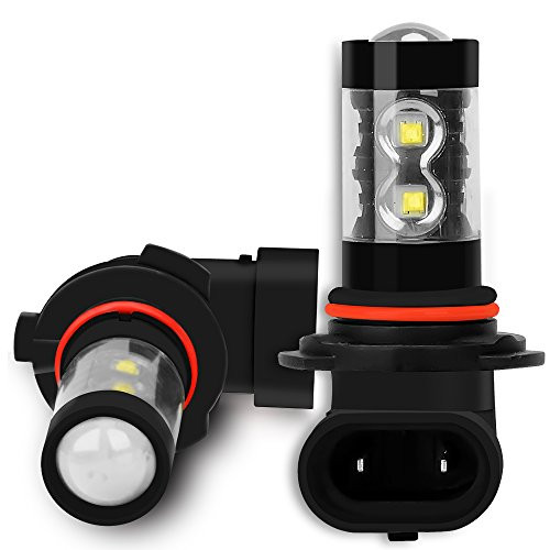 Nasibo 9006 HB4 50W High Power CXB Extremely Bright 6000K Xenon White Led Bulbs For DRL or Led Fog Lights Bulbs Kits Lamps Replacement