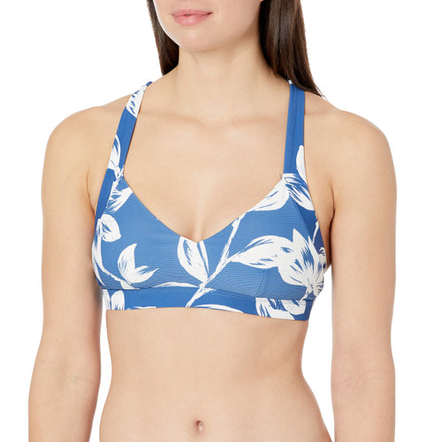 Skye Women's Standard Tobia Wide Band Triangle Bikini Top Swimsuit, Anguilla Blue Floral, Medium Skye Women's Standard Tobia Wide Band Triangle Bikini Top Swimsuit, Anguilla Blue Floral, Medium