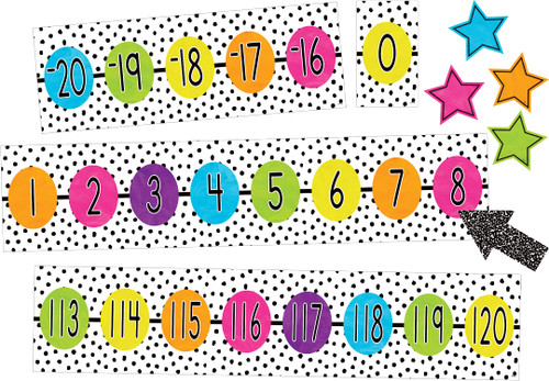 Teacher Created Resources Brights 4Ever Number Line (-20 to 120) Bulletin Board (TCR6922)