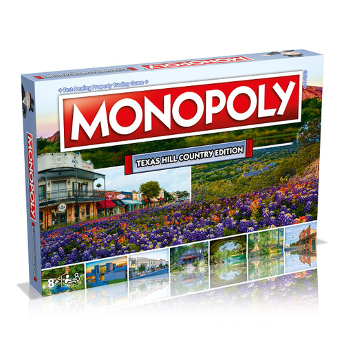 Texas Hill Country Monopoly Board Game Edition, Family Game for Ages 8 and up Texas Hill Country Monopoly Board Game Edition, Family Game for Ages 8 and up