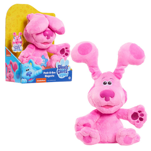 Just Play Peek-A-Boo Magenta, 10-inch feature plush