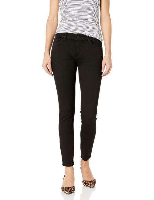 DL1961 Women's Florence Instasculpt Mid Rise Skinny Fit Ankle Jean, Hail, 24