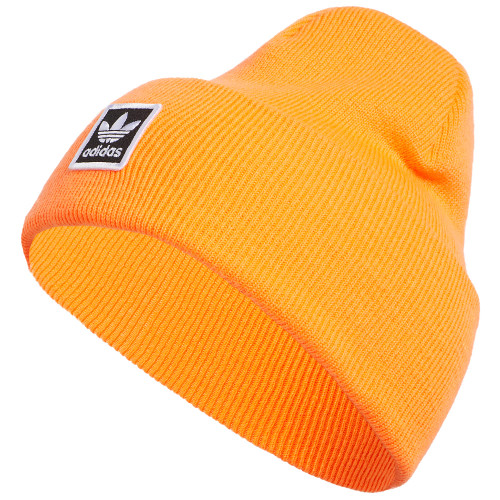 adidas Originals Tall Utility Cuff Beanie, Signal Orange/Black/White, One Size