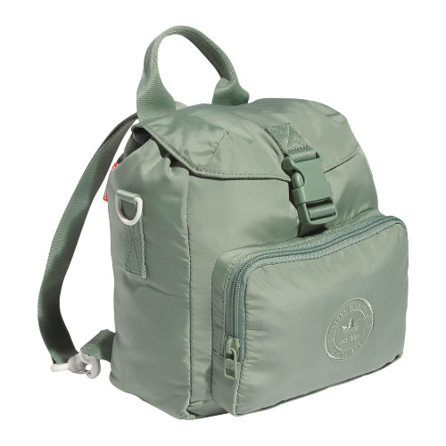 adidas Originals Micro 3.0 Mini Backpack, Silver Green/Semi Impact Orange, One Size