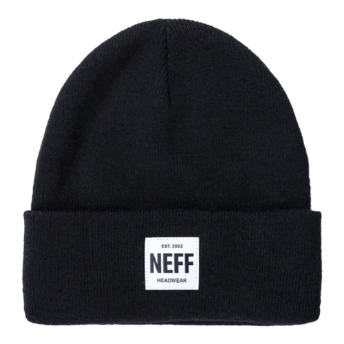 neff Men's Lawrence Beanie Hat Unisex Fold Cuffed, Black, One Size neff Men's Lawrence Beanie Hat Unisex Fold Cuffed, Black, One Size