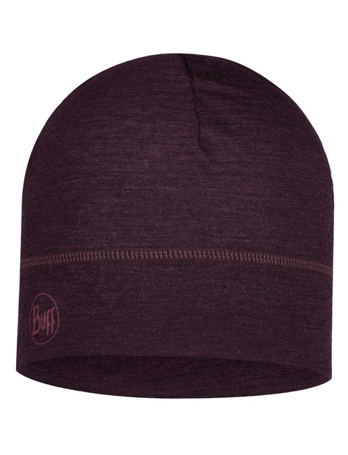 BUFF Standard Merino Wool Beanie, Deep Purple, One Size