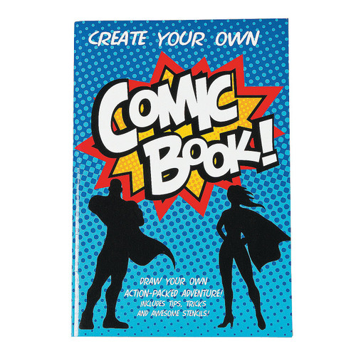 Fun Express - Comic Book Activity Pad - Stationery - Activity Books - Misc Activity Books - 12 Pieces
