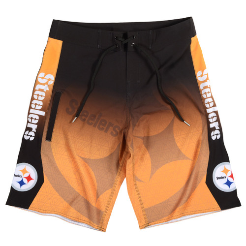 FOCO Pittsburgh Steelers Gradient Board Short Large 34