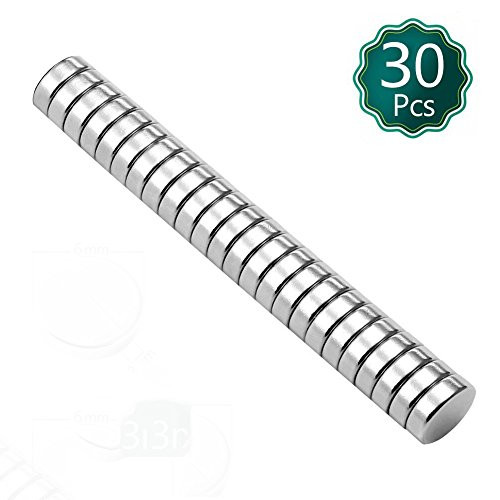 Brushed Nickel Pawn Style Fridge Magnets, Office Magnets, Dry Erase Board Magnets, Refrigerator Magnets, Whiteboard, Map, Magnetic Pins (Pack of 30)