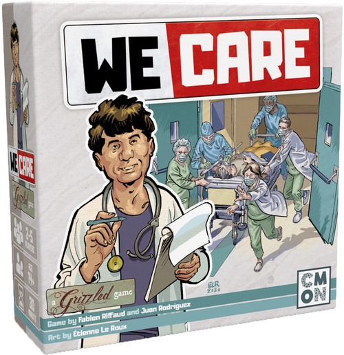 We Care Board Game | Cooperative Game | Strategy Game for Teens and Adults | Board Game for Adults and Family | Ages 14 and up | 2 to 5 Players | Average Playtime 30 Minutes | Made by CMON