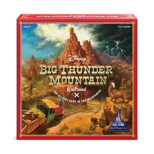 Funko Disney Big Thunder Mountain Railroad Family Board Game Ages 9 and Up 2-4 Players Funko Disney Big Thunder Mountain Railroad Family Board Game Ages 9 and Up 2-4 Players