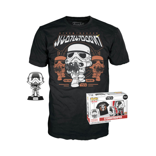 Funko Pop! & Tee: Star Wars Stormtrooper- L