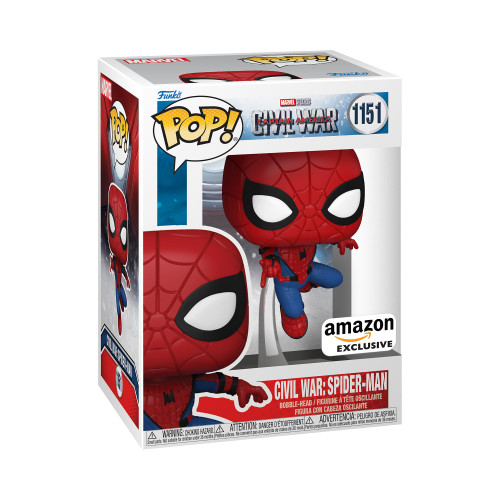 Funko Pop! Marvel: Captain America: Civil War Build A Scene - Spider-Man, Amazon Exclusive, Figure 9 of 12 Funko Pop! Marvel: Captain America: Civil War Build A Scene - Spider-Man, Amazon Exclusive, Figure 9 of 12