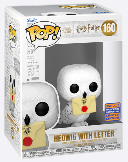 Funko Harry Potter Pop! Hedwig with Letter WonderCon Exclusive, White