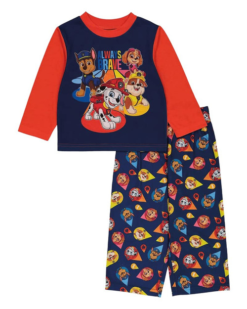 Nickelodeon Boys' Paw Patrol | Baby Shark 2-Piece Loose-Fit Pajamas Set, Spot on, 18 Months