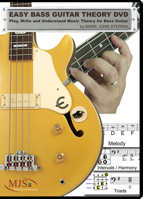 EASY BASS GUITAR THEORY DVD - Play, Write and Understand Music Theory for Bass Guitar EASY BASS GUITAR THEORY DVD - Play, Write and Understand Music Theory for Bass Guitar