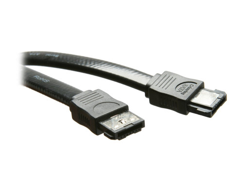 Nippon Labs ESATA-2M-BK 2M eSATA Cable Male to Male, Black