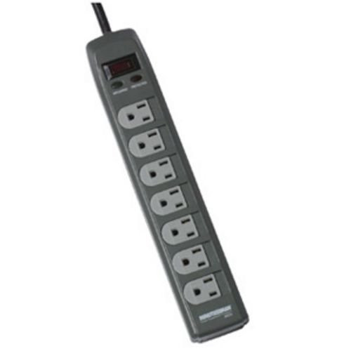MINUTEMAN 7 Outlet Surge Protector 900 joules Child Safety Slider / MMS370 /