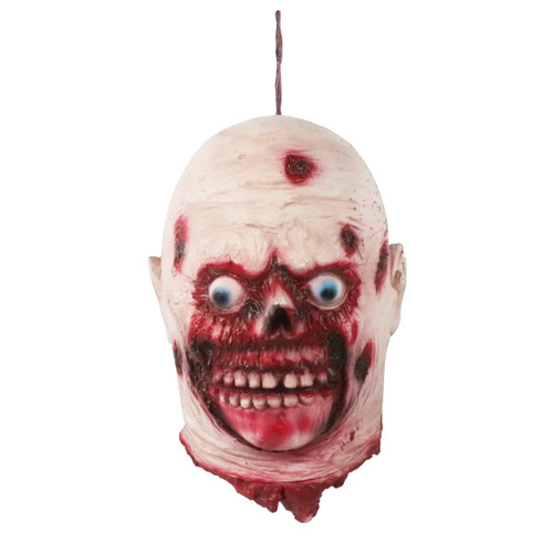 Halloween Decoration Props, Scary Hanging Severed Head Life-Size Bloody Latex Zombie Head for Haunted House Halloween Party Yard Bar Decor Halloween Decoration Props, Scary Hanging Severed Head Life-Size Bloody Latex Zombie Head for Haunted House Halloween Party Yard Bar Decor