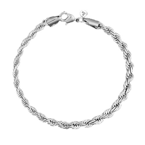 kelistom 925 Sterling Silver Bracelets for Women Teen Girls, Love Heart Charm Chain Bracelet Bangle Fashion Jewelry Gifts (rope-3mm) kelistom 925 Sterling Silver Bracelets for Women Teen Girls, Love Heart Charm Chain Bracelet Bangle Fashion Jewelry Gifts (rope-3mm)