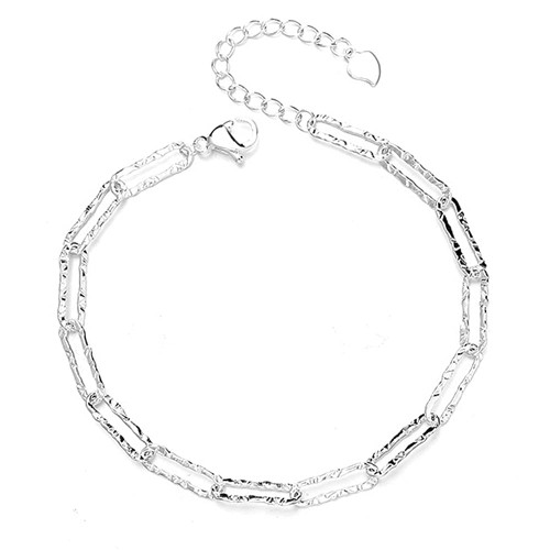 kelistom 925 Sterling Silver Bracelets for Women Teen Girls, Love Heart Charm Chain Bracelet Bangle Fashion Jewelry Gifts (paperclip chain) kelistom 925 Sterling Silver Bracelets for Women Teen Girls, Love Heart Charm Chain Bracelet Bangle Fashion Jewelry Gifts (paperclip chain)