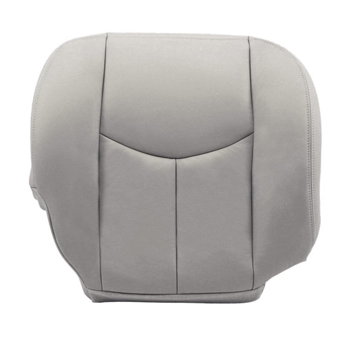 GXARTS Passenger Side Bottom Replacement Seat Cover 922 Light Gray Compatible with Chevy Silverado Suburban Avalanche Tahoe GMC Sierra Yukon 2003 2004 2005 2006