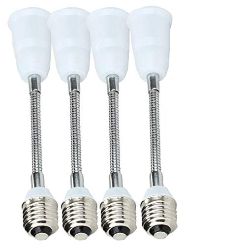 E27 to E27 Light Lamp Bulb All Direction Extension Adapter Extenders for Home Light Fixtures Socket Converter.