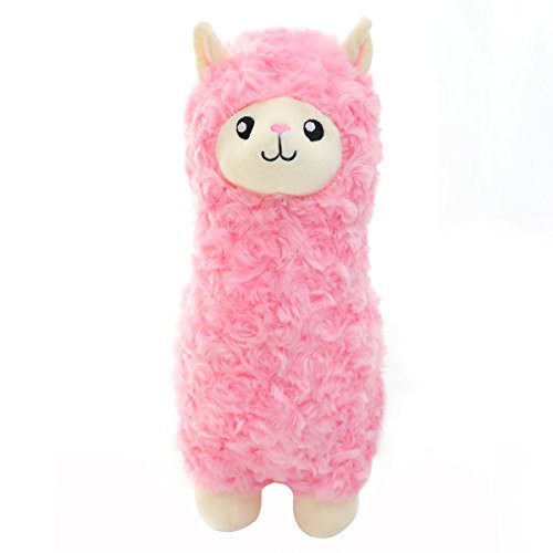 Serdic 12" Plush Stuffed Llama Animals Toys Cute Plush Alpaca Llama Doll Baby Gifts Pink