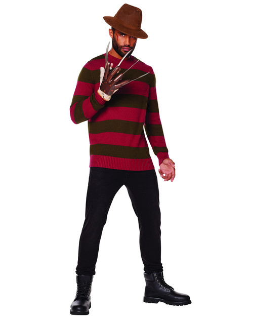 Spirit Halloween A Nightmare on Elm Street Freddy Krueger Sweater - L Multicolored