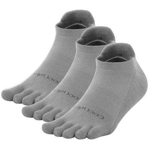 OrrinSports Toe Socks for Men Women Coolmax Five Finger Socks 3 Pairs Athletic Breathable Running Socks