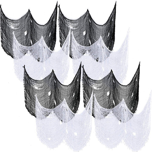 8 Pack Halloween Creepy Cloth 30 x 72 Inch Creepy Cloth Scary Gauze Cloth Doorways Spooky Halloween Decorations Outdoor Yard Home Haunted Houses Wall Decor(Black, White,Blank Style) 8 Pack Halloween Creepy Cloth 30 x 72 Inch Creepy Cloth Scary Gauze Cloth Doorways Spooky Halloween Decorations Outdoor Yard Home Haunted Houses Wall Decor(Black, White,Blank Style)