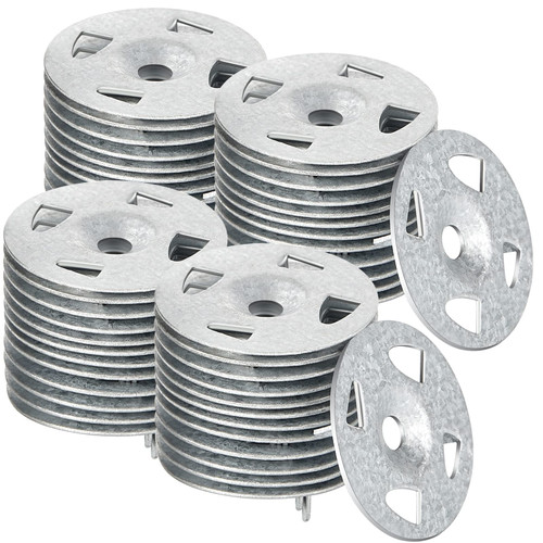 Washers for Installation of Foam Board Panels 1-1/4 Inch Galvanized Steel Washer for Fixing Fastening Installation(150 Pcs)