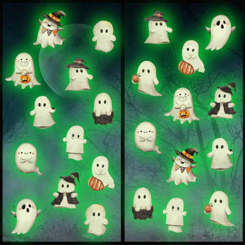 Glow in The Dark Halloween Ghost Window Clings Green Luminous Halloween Ghost Window Decals Ghost Window Clings Double-Side Window Stickers for Halloween Party Decorations Home School Glass Glow in The Dark Halloween Ghost Window Clings Green Luminous Halloween Ghost Window Decals Ghost Window Clings Double-Side Window Stickers for Halloween Party Decorations Home School Glass