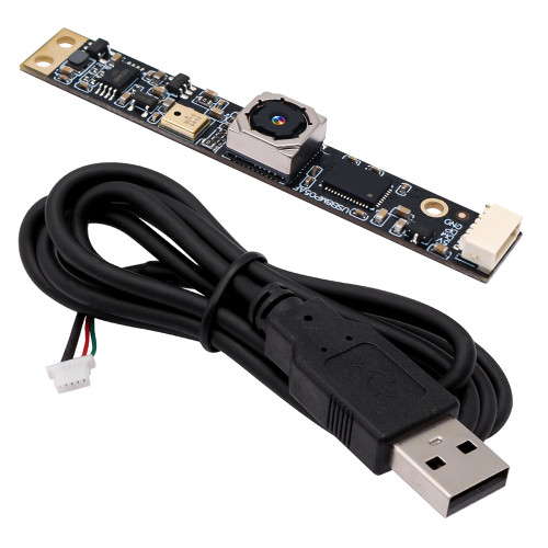 ELP 8mp USB Camera Module with Microphone Autofocus PC Camera for Computer 4K Lightburn Camera for Laser Engraver Mini Auto Focus Webcam Board CCTV USB Surveillance Camera for Raspberry Pi Laptop