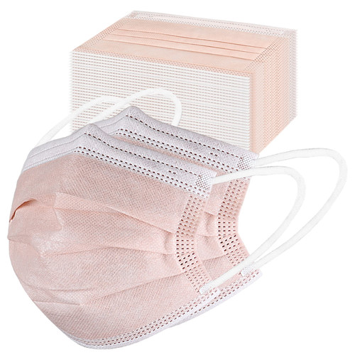 akgk Disposable Face Masks 100Pcs, 3 Layer Protective Face Mask Pink Face Masks akgk Disposable Face Masks 100Pcs, 3 Layer Protective Face Mask Pink Face Masks