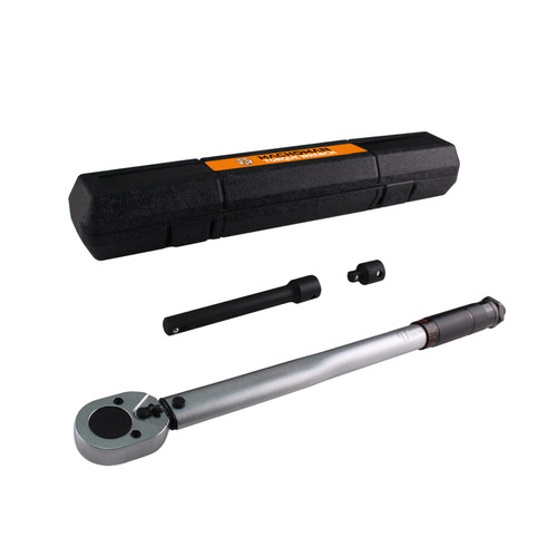 MACHOMAN TQW403 1/2" Drive Click Torque Wrench Set (10-150 ft.-lb)
