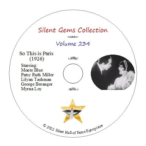 DVD "So This is Paris" (1926) dir. Ernst Lubitsch, Monte Blue, Classic Silent Comedy DVD "So This is Paris" (1926) dir. Ernst Lubitsch, Monte Blue, Classic Silent Comedy