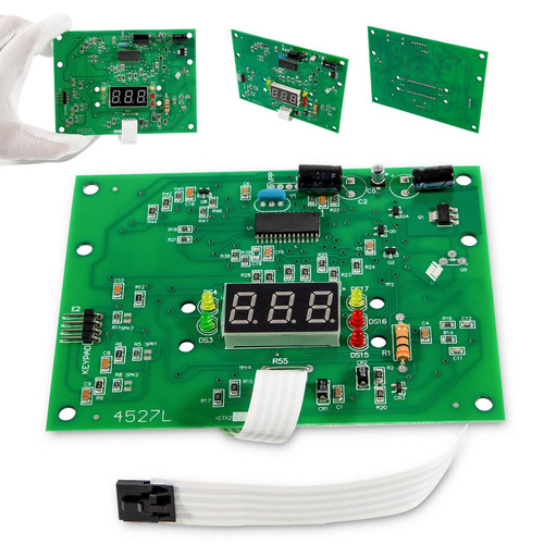 IDXL2DB1930 Display Board Replacement for Hayward H350FDP, Universal H-Series Induced Draft Heater Models H250IDL2, H350IDL2, and H400IDL2