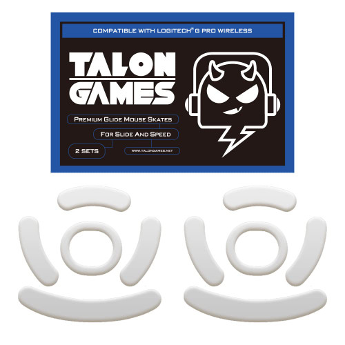 2Sets of TALONGAMES Rounded Curved Edges Mouse Feet Skates Compatible with Logitech G PRO Wireless GPW Gaming Mouse Feet Replacement,0.8mm,Pure PTFE Material with Super Smooth Glide Pads 2Sets of TALONGAMES Rounded Curved Edges Mouse Feet Skates Compatible with Logitech G PRO Wireless GPW Gaming Mouse Feet Replacement,0.8mm,Pure PTFE Material with Super Smooth Glide Pads