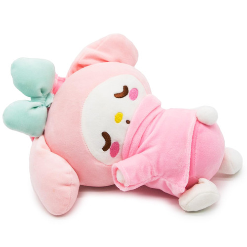 Maikerry 8" My Melo Plush Toy, Kawaii Soft Sleep Stuffed Animals Pillow Doll, Super Cute Cartoon Theme Party Favor, Lovely Anime Plush Gift for Girls Teens Fans Birthday Decoration, Pink