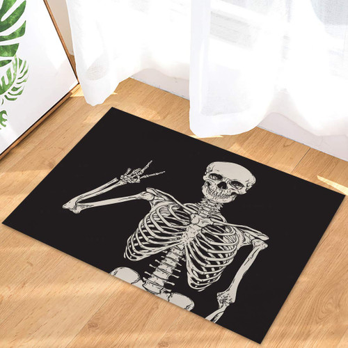 Halloween Welcome Mats, Funny Skull Entrance Doormats, Skeleton Non Slip Bath Mat, Decorative Entrance Rugs Carpet for Floor/Indoor/Outdoor/Front Door/Bathroom, 16x24inch Halloween Welcome Mats, Funny Skull Entrance Doormats, Skeleton Non Slip Bath Mat, Decorative Entrance Rugs Carpet for Floor/Indoor/Outdoor/Front Door/Bathroom, 16x24inch