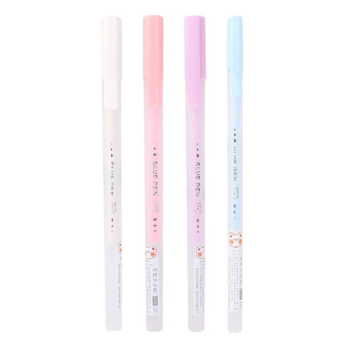 6Pcs Glue Pen for Scrapbooking, Quick Dry Glue Pen for Crafting Fine Tip Adhesive Glue Pens Crafting Fabric Pen Liquid Glue Pen for Papercrafts, DIY Cards Making