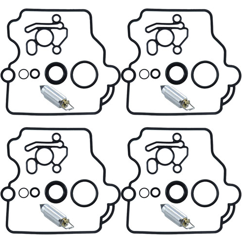 POSFLAG 4 Pack RF900R Carburetor Rebuild Repair Kit for 1994-1996 Suzuki RF600R, 1994-1997 Suzuki RF900R Replaces Suzuki 18-9306