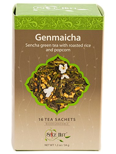 The Spice Hut Genmaicha Green Tea, 16 Count
